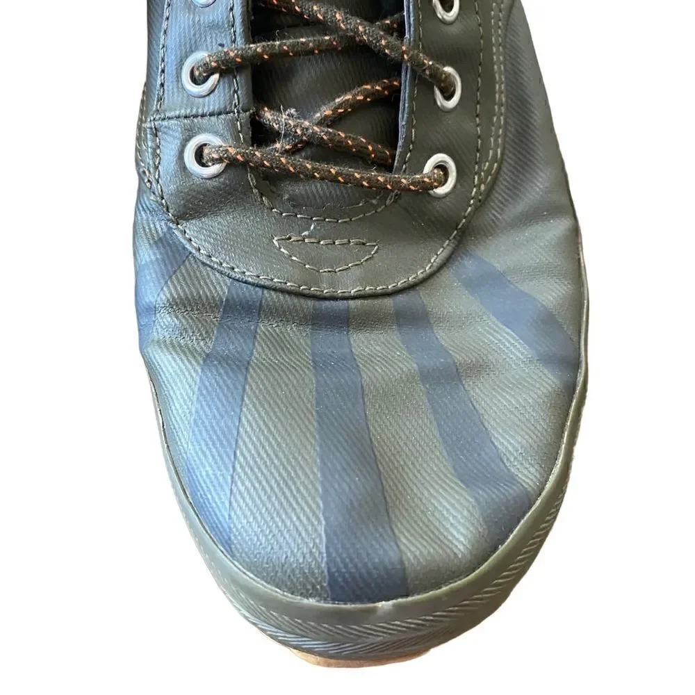 Keds Scout Splash Duck Boots 8 Orange Green Rain Boots